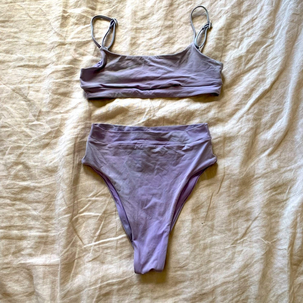 Toast swim suit lavender xs /s